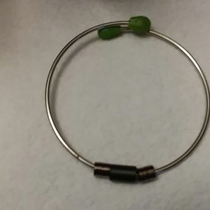 Steel Beaded Bangle